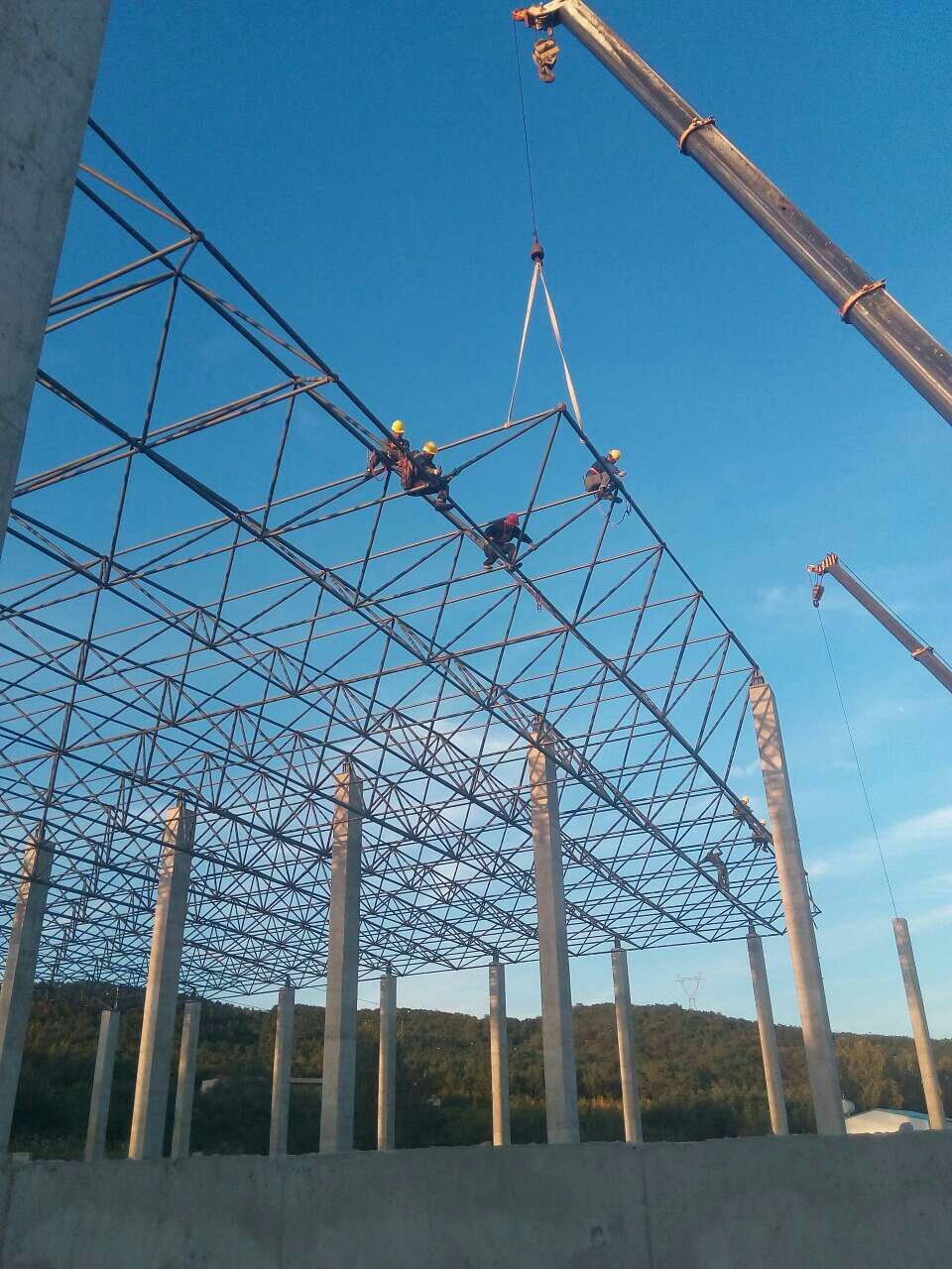 沅江汪清物流园网架